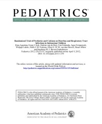 Randomized trial of probiotics and calcium on diarrhea and respiratory tract infections in Indonesian children