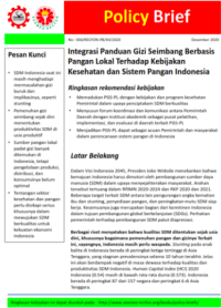 Integrasi Panduan Gizi Seimbang Berbasis Pangan Lokal Terhadap Kebijakan Kesehatan dan Sistem Pangan Indonesia
