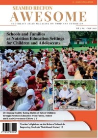 School and families as nutrition education  settings for children and adolescents