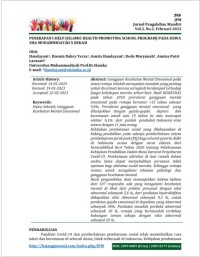 Image of Penerapan  I-HELP (Islamic Health  Promoting School Program) pada Siswa  SMA MUHAMMIDAYAH X Bekasi