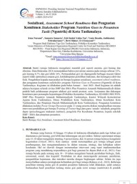 Image of Sosialisasi, Assessment School Readiness dan Penguatan Komitmen Stakeholder Program Nutrition Goes to Pesantren Tasik (Ngentrik) di Kota Tasikmalaya