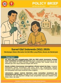 Image of Survei Gizi Indonesia (SGI) 2026: Membangun Sistem Biomarker Zat Gizi Mikro yang Efisien Akurat dan berdampak