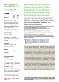 Image of Environmental enteric dysfunction influences linear growth of children through insulin-like growth factor-1: findings from the Indonesian Action Against Stunting Hub birth cohort