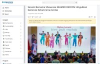 Image of Senam Bersama Showcase SEAMEO RECFON: Wujudkan Generasi Sehat,Ceria,Cerdas
