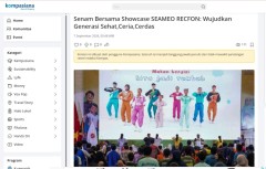 Senam Bersama Showcase SEAMEO RECFON: Wujudkan Generasi Sehat,Ceria,Cerdas