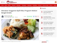 Image of Menakar Anggaran Rp10 Ribu Program Makan Bergizi Gratis