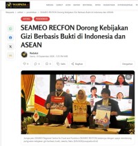Image of SEAMEO RECFON Dorong Kebijakan Gizi Berbasis Bukti di Indonesia dan ASEAN